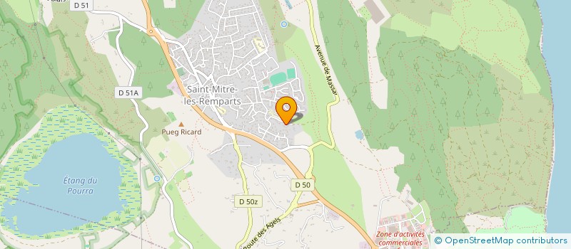 localisation de l'entreprise MSB IMMO  SAINT-MITRE-LES-REMPARTS