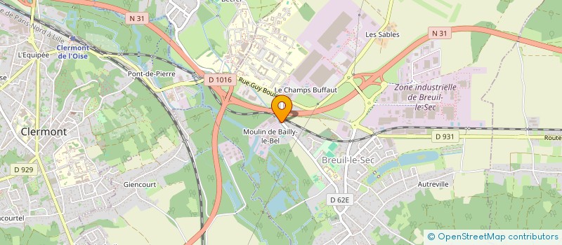 localisation de l'entreprise MSB OBI à BREUIL LE SEC