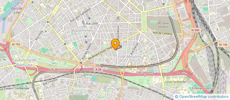 localisation de l'entreprise MSB PRODUCTIONS à LILLE