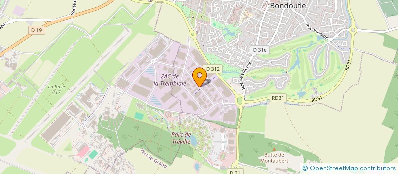 localisation de l'entreprise MSBI  BONDOUFLE