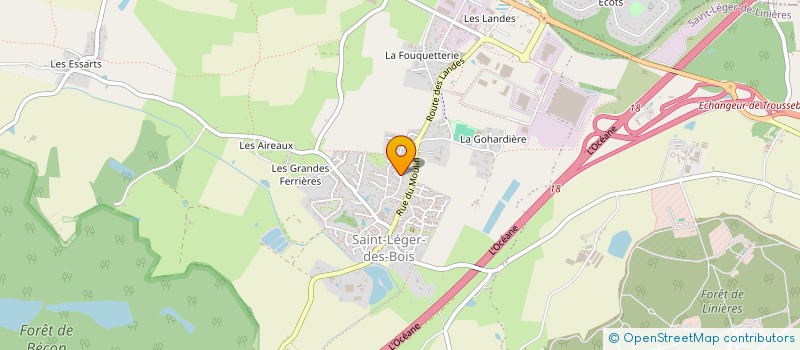 localisation de l'entreprise MSBN INVEST  SAINT-LEGER-DE-LINIERES