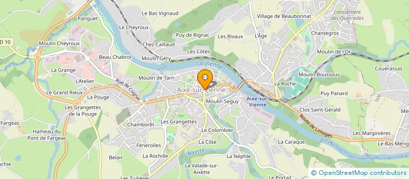 localisation de l'entreprise MSBP à AIXE-SUR-VIENNE