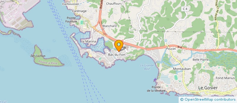 localisation de l'entreprise MSC à LE GOSIER