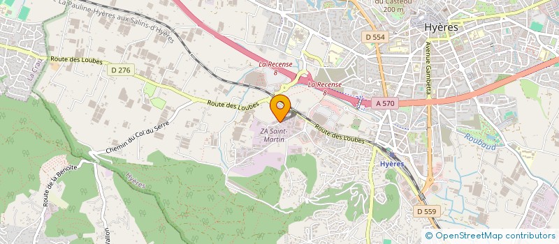 localisation de l'entreprise MSC à HYERES