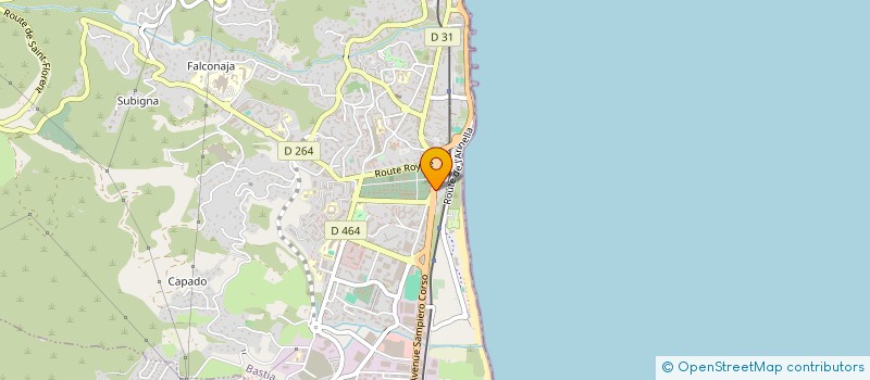 localisation de l'entreprise MSC à BASTIA