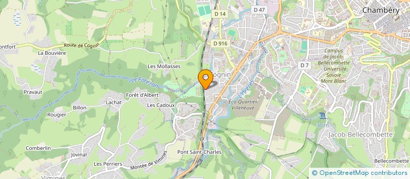 localisation de l'entreprise MSC à COGNIN