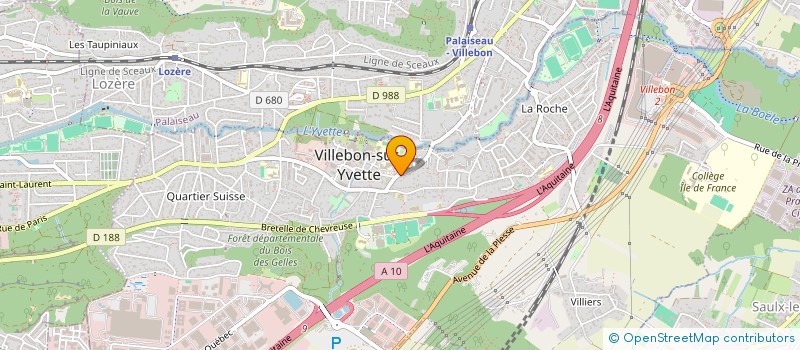 localisation de l'entreprise MSC AUDIT EXPERTISE CONSEILS  VILLEBON-SUR-YVETTE