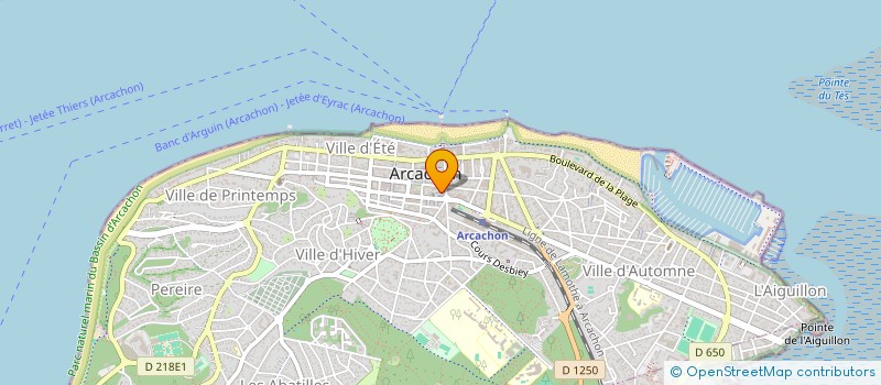 localisation de l'entreprise MSC-BORDEAUX  ARCACHON