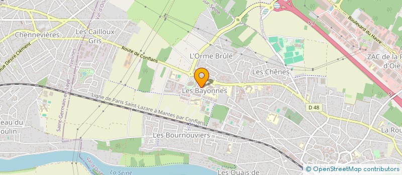 localisation de l'entreprise MSC ELANCEO  HERBLAY-SUR-SEINE