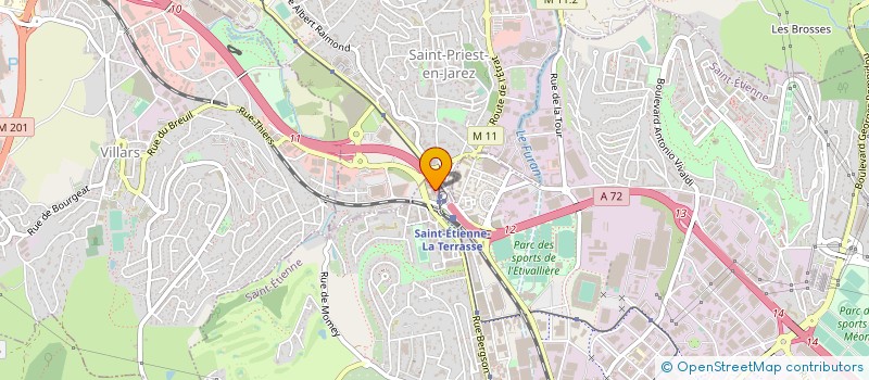 localisation de l'entreprise MSC ENTREPRISE  SAINT-ETIENNE