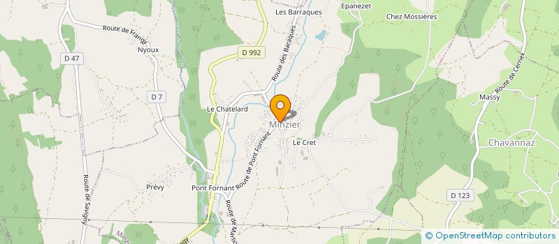 localisation de l'entreprise MSC FRANCE à MINZIER