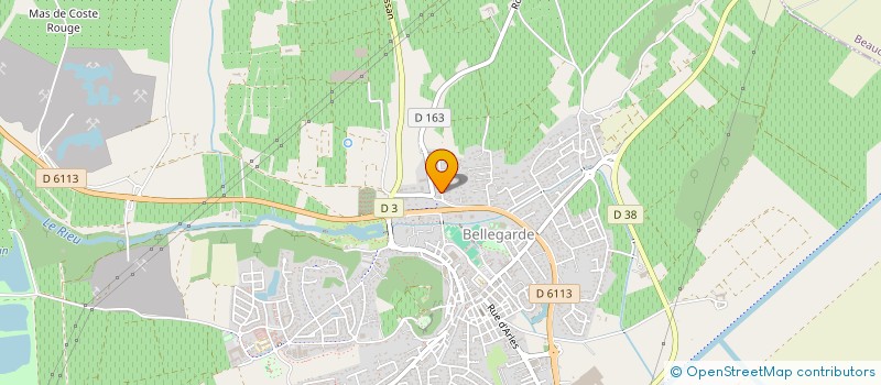 localisation de l'entreprise MSCB  BELLEGARDE