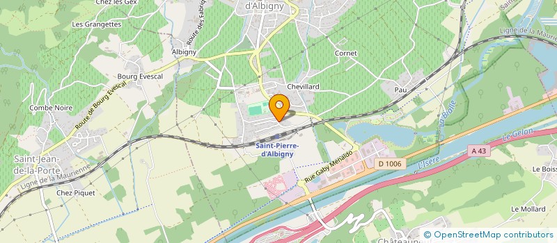 localisation de l'entreprise MSCB PLUS  SAINT PIERRE D'ALBIGNY