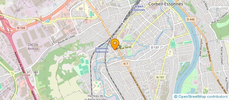localisation de l'entreprise MSCCONSULTING à CORBEIL-ESSONNES