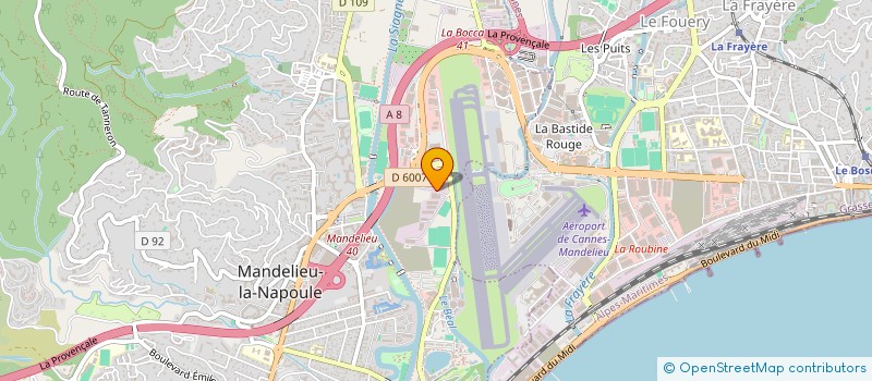 localisation de l'entreprise MSCD NUMERO 1  MANDELIEU-LA-NAPOULE