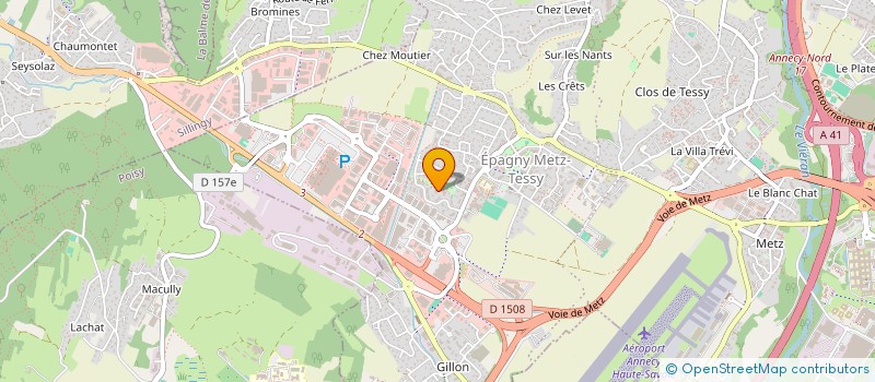 localisation de l'entreprise MSCF  EPAGNY METZ-TESSY