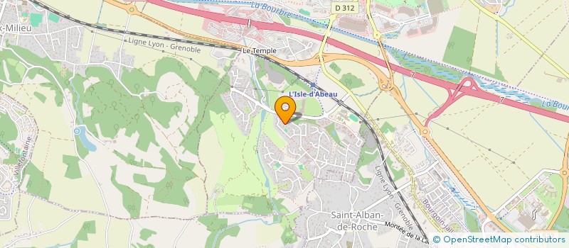 localisation de l'entreprise MSCNP  L'ISLE-D'ABEAU