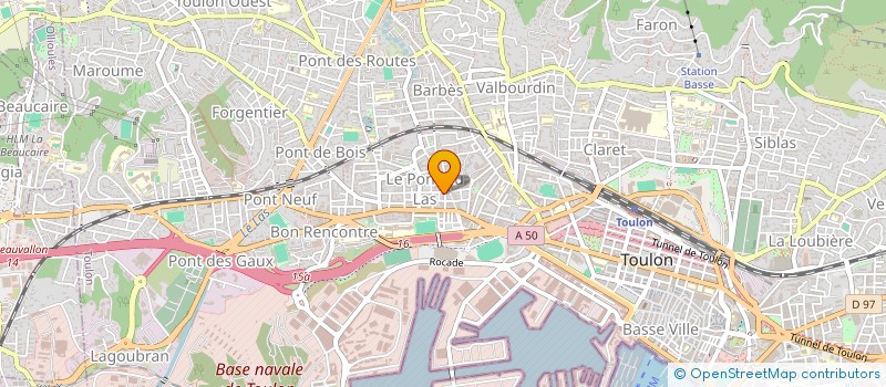localisation de l'entreprise MSCR TOULON SARL à TOULON