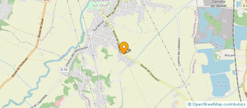 localisation de l'entreprise MSCS  LAGARDELLE-SUR-LEZE