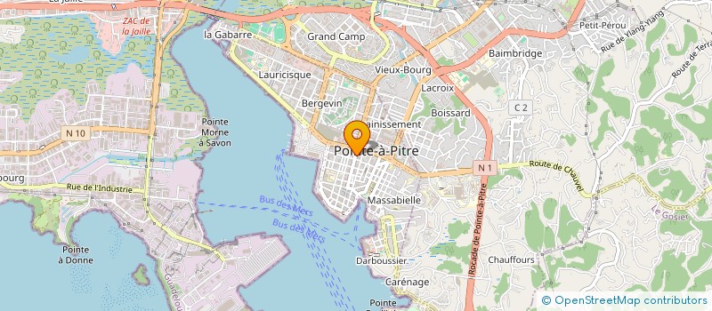 localisation de l'entreprise MSD à POINTE A PITRE