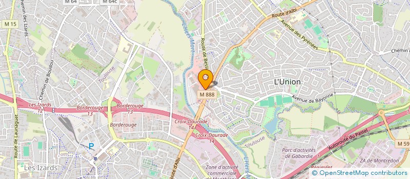 localisation de l'entreprise MSD à L'UNION