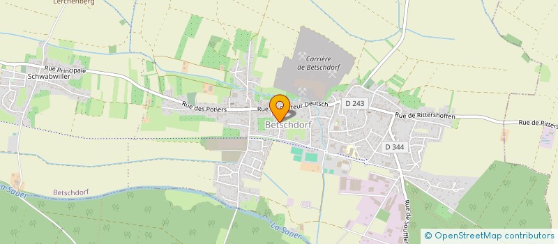 localisation de l'entreprise MSD  BETSCHDORF