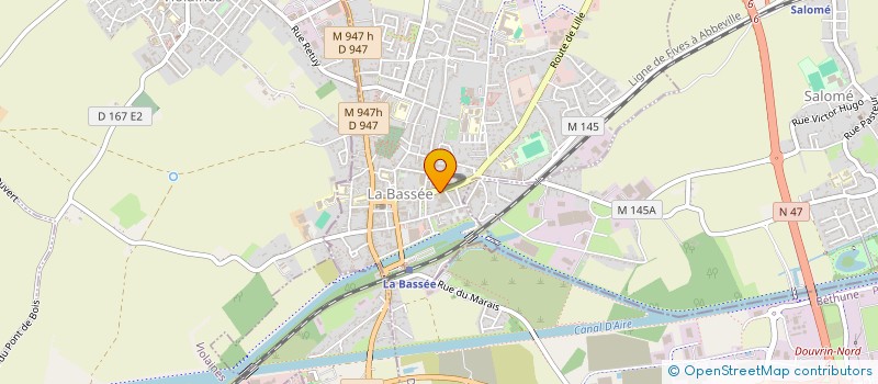 localisation de l'entreprise MSD  LA BASSEE