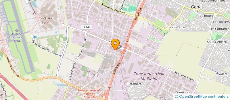 localisation de l'entreprise MSD ATELIERS ET CHANTIERS D'INSERTION à CHASSIEU