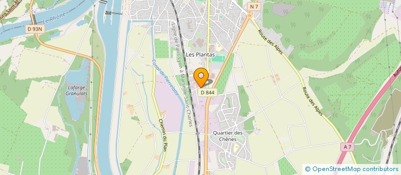 localisation de l'entreprise MSD MECANO SOUDURE DROMOISE à DONZERE