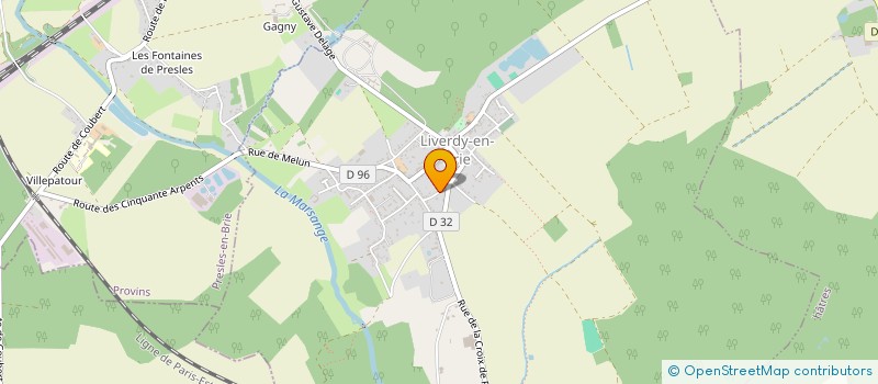 localisation de l'entreprise MSD PAYSAGE à LIVERDY-EN-BRIE