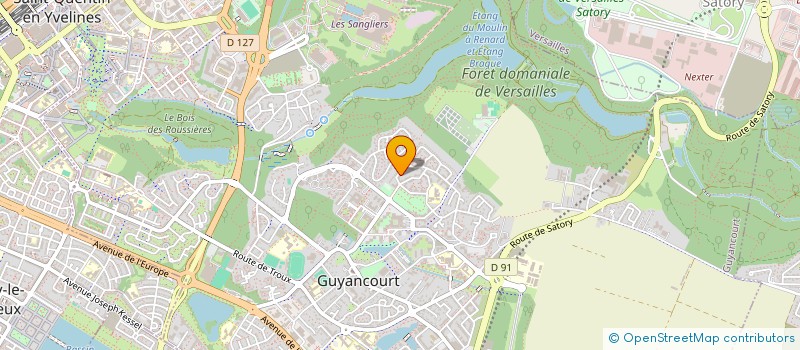 localisation de l'entreprise MSD TRANS  GUYANCOURT