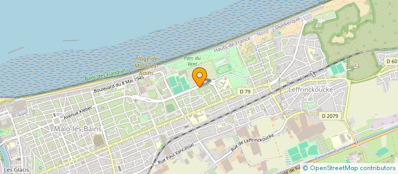 localisation de l'entreprise MSDB-INVEST à DUNKERQUE