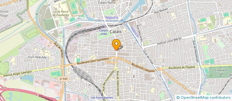 localisation de l'entreprise MSDCP à CALAIS