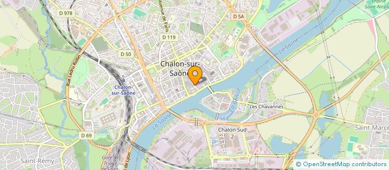 localisation de l'entreprise MSDP à CHALON-SUR-SAONE