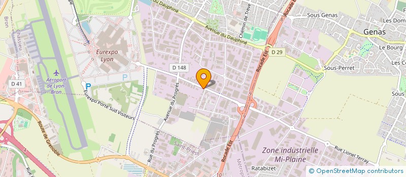 localisation de l'entreprise MSE à CHASSIEU