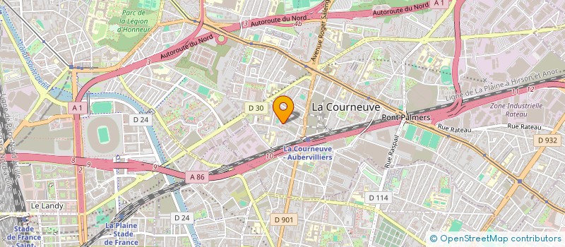 localisation de l'entreprise MSE à LA COURNEUVE