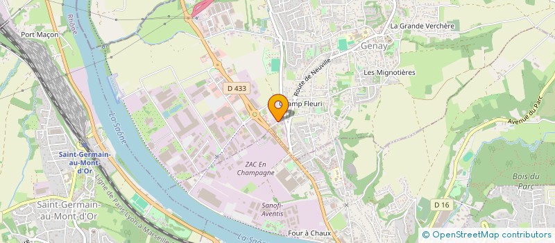 localisation de l'entreprise MSE  GENAY