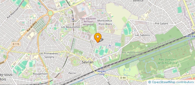localisation de l'entreprise MSE à SEVRAN