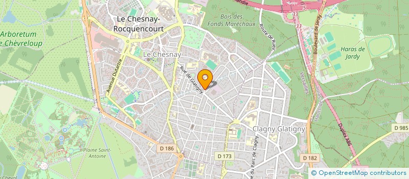 localisation de l'entreprise MSE DEVELOPPEMENT  LE CHESNAY-ROCQUENCOURT