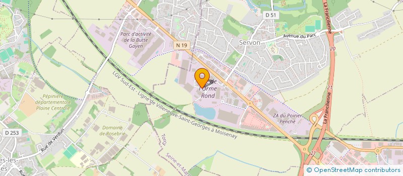 localisation de l'entreprise MSE ESTATE  SERVON