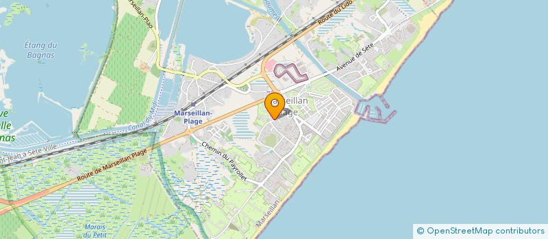 localisation de l'entreprise MSE IMMOBILIER à MARSEILLAN