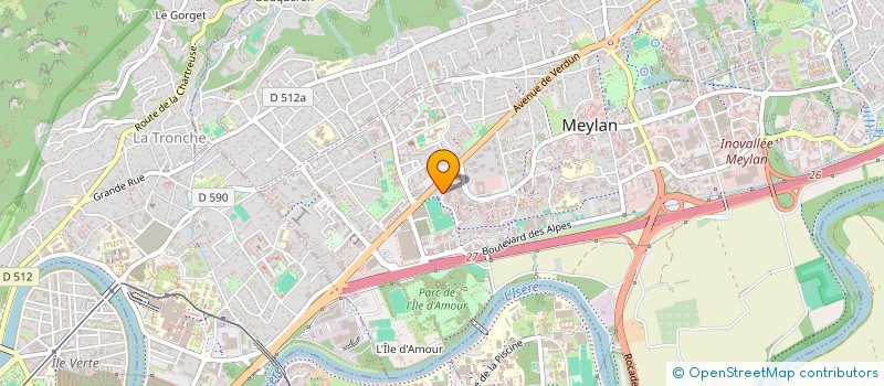 localisation de l'entreprise MSEM à MEYLAN
