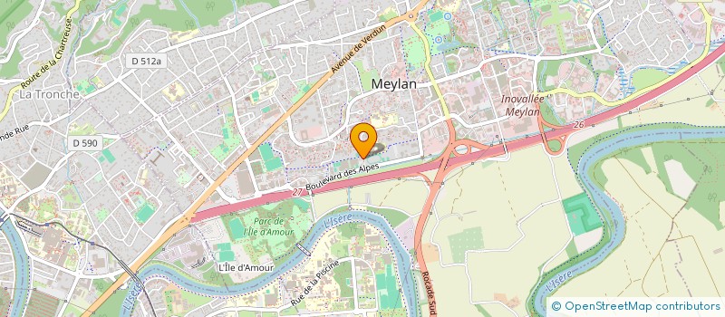 localisation de l'entreprise MSERV à MEYLAN