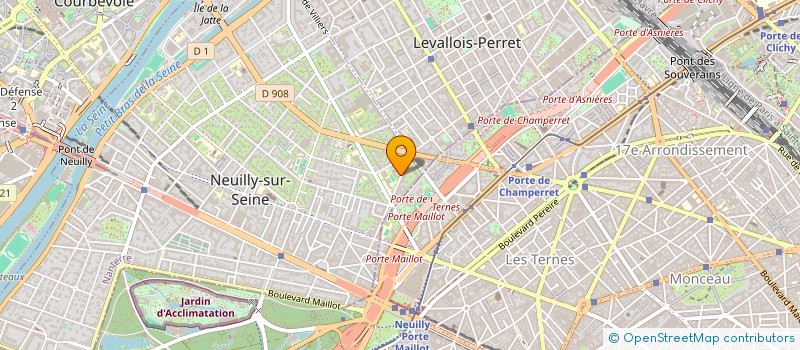 localisation de l'entreprise MSERVICES à NEUILLY-SUR-SEINE