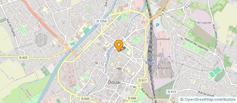 localisation de l'entreprise MSF à DOUAI