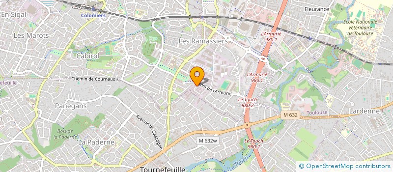 localisation de l'entreprise MSF  COLOMIERS
