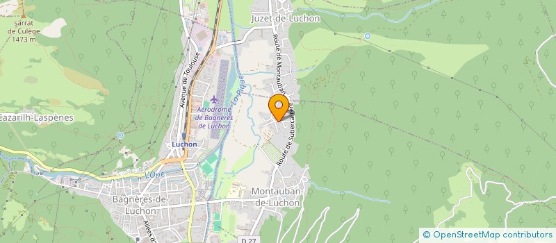 localisation de l'entreprise MSF AUTO  MONTAUBAN-DE-LUCHON