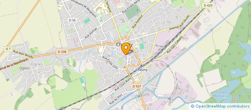 localisation de l'entreprise MSF CAR  CHAUNY