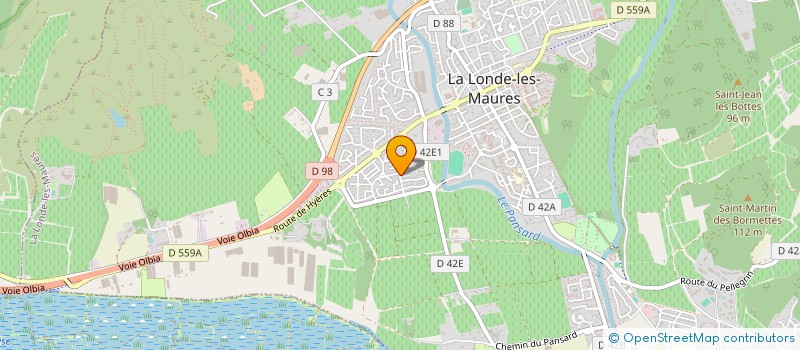 localisation de l'entreprise MSF CONSEIL à LA LONDE-LES-MAURES