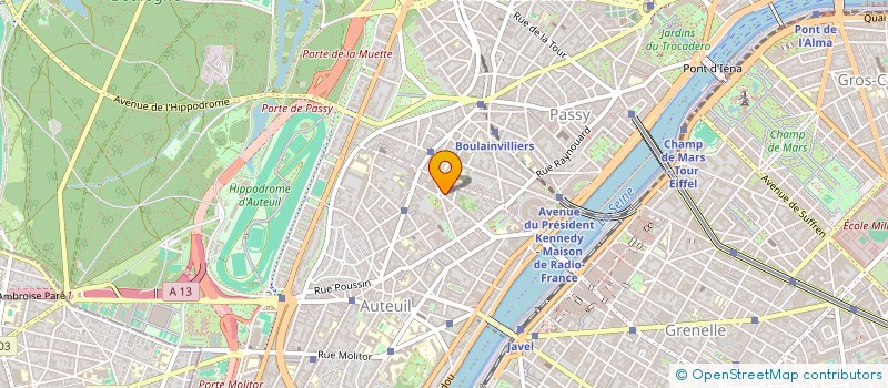 localisation de l'entreprise MSF CONSULTANTS  PARIS